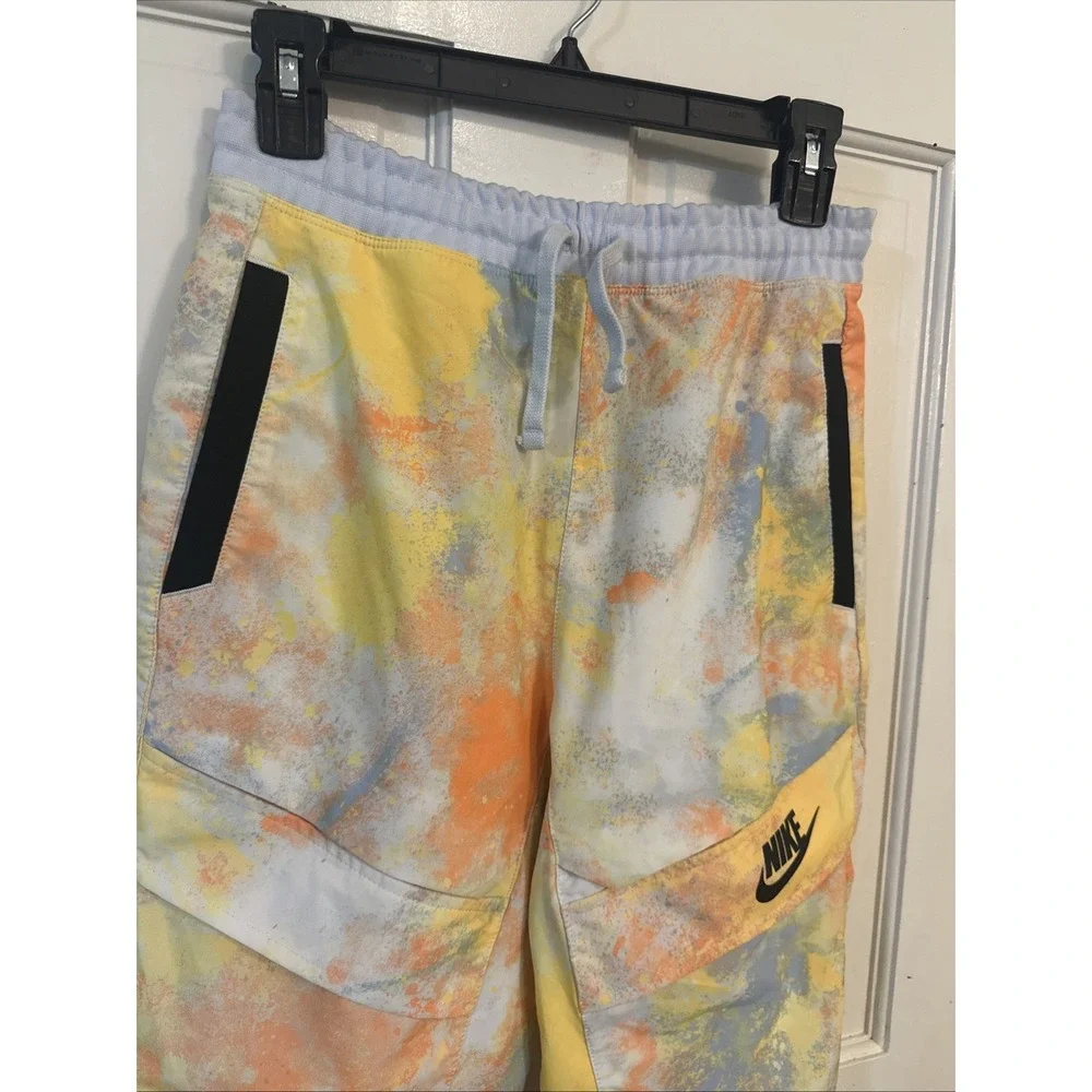 NIKE kids Sportswear‎ Pants Jogger parachute cargo Tie-dye DA0831-085 Size Large